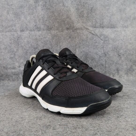 Adidas Shoes Mens 7 Golf Sneaker Tech Response Sport Athletic Black White Spiked main image 10